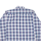 PUTNEY'S Mens Shirt Blue Check Long Sleeve XL