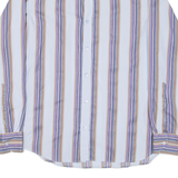 TED BAKER Mens Shirt Blue Striped Long Sleeve M