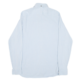 TED BAKER Mens Plain Shirt Blue Long Sleeve S