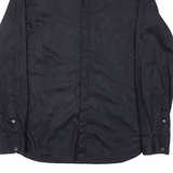 TED BAKER Mens Shirt Black Long Sleeve S