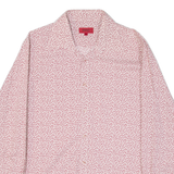 HUGO BOSS Mens Shirt Red Long Sleeve L