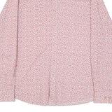 HUGO BOSS Mens Shirt Red Long Sleeve L