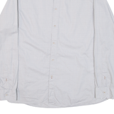 TED BAKER Mens Shirt Grey Long Sleeve M