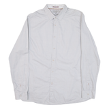 TED BAKER Mens Shirt Grey Long Sleeve M