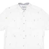 TED BAKER Mens Plain Shirt White S