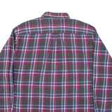 TRAMPS Mens Shirt Black Check Long Sleeve XL