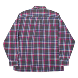 TRAMPS Mens Shirt Black Check Long Sleeve XL