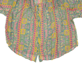 SHAREENA Womens Shirt Green L