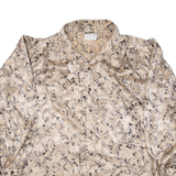 SERGIO DI LAURENTI Womens Shirt Gold Paisley Long Sleeve L