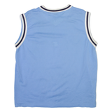 STARTER Mens Jersey Blue Sleeveless USA V-Neck L