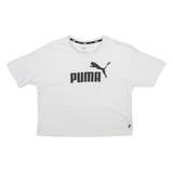 PUMA Cropped Womens T-Shirt White S