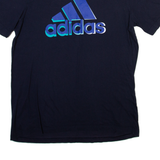 ADIDAS Mens T-Shirt Blue M