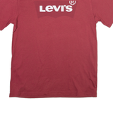 LEVI'S Mens T-Shirt Maroon S