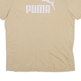 PUMA Mens T-Shirt Beige L