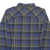 COLUMBIA Omni-shade Sun Protection Womens Shirt Blue Check Long Sleeve M