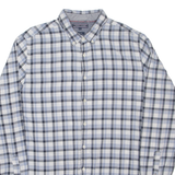 TOMMY HILFIGER Slim Fit Mens Shirt Blue Check Long Sleeve XL