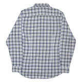 TOMMY HILFIGER Slim Fit Mens Shirt Blue Check Long Sleeve XL