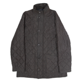 BARBOUR Hampton Mens Quilted Jacket Black Diamond M