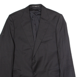 JOOP! Mens Blazer Jacket Black Wool Pinstripe M