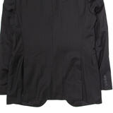 JOOP! Mens Blazer Jacket Black Wool Pinstripe M