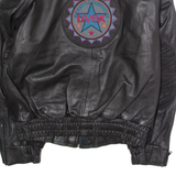 UVEX Womens Motorcycle Jacket Black Leather UK 16