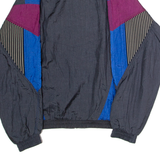 PUMA Mens Shell Jacket Black Nylon 90s Colourblock M