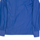 S&W PARIS MILANO China Womens Plain Shirt Blue Floral Long Sleeve L