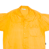 POMME POUR HOMME Mens Plain Shirt Orange XL