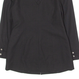 TOGETHER Womens Blazer Jacket Black 80s UK 8