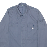 BZS Swiss Mens Workwear Jacket Blue Twill 90s M