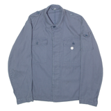 BZS Swiss Mens Workwear Jacket Blue Twill 90s M