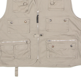 SAFETY Utility Mens Gilet Beige Twill XL