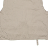 SAFETY Utility Mens Gilet Beige Twill XL