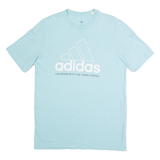 ADIDAS Mens T-Shirt Blue S