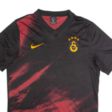 NIKE Mens Football Shirt Jersey Black V-Neck M