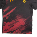 NIKE Mens Football Shirt Jersey Black V-Neck M