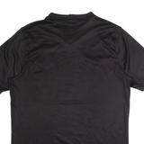 NIKE Mens Football Shirt Jersey Black V-Neck M