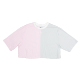 ADIDAS Crop Womens T-Shirt Grey UK 8