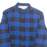 Mens Lumberjack Jacket Blue Check L