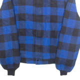 Mens Lumberjack Jacket Blue Check L