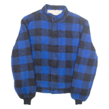 Mens Lumberjack Jacket Blue Check L