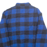 Mens Lumberjack Jacket Blue Check L
