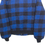 Mens Lumberjack Jacket Blue Check L