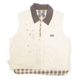 DICKIES Mens Gilet Beige 2XL