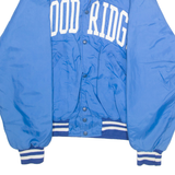 HOLLOWAY Mens Varsity Jacket Blue USA L