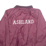 SPORTSMASTER Mens Varsity Jacket Red Nylon USA 2XL