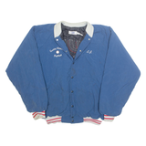 GO SPORTSWEAR Mens Bomber Jacket Blue USA XL