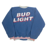 GO SPORTSWEAR Mens Bomber Jacket Blue USA XL