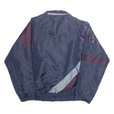 ATHLETECH Mens Track Jacket Blue Nylon Floral M