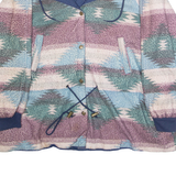 Womens Jacket Pink Crazy Pattern XL
